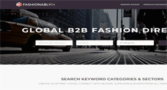 Desktop Screenshot of fashionablyin.com